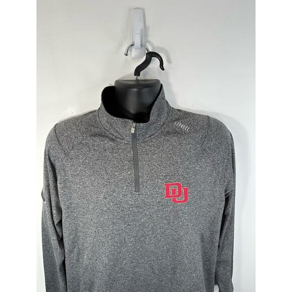 UNRL Elite Series Performance Pullover Grey Size Large 1/4 Zip Chest Logo - Picture 6 of 9